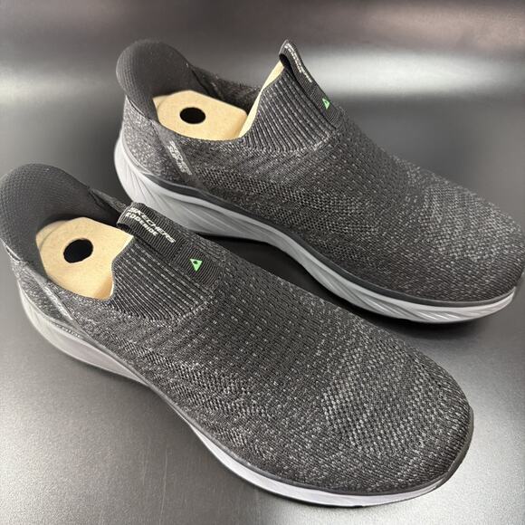 Skechers Edgeride Commissioner Mens Black Slip In Shoes Size 12 Extra Wide main image 5